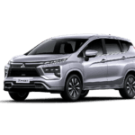 Mitsubishi Xpander putih untuk layanan sewa mobil Bandung dengan driver profesional dari Rose Tour & Rent Car