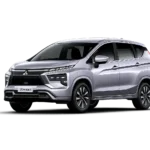 Mitsubishi Xpander putih untuk layanan sewa mobil Bandung dengan driver profesional dari Rose Tour & Rent Car